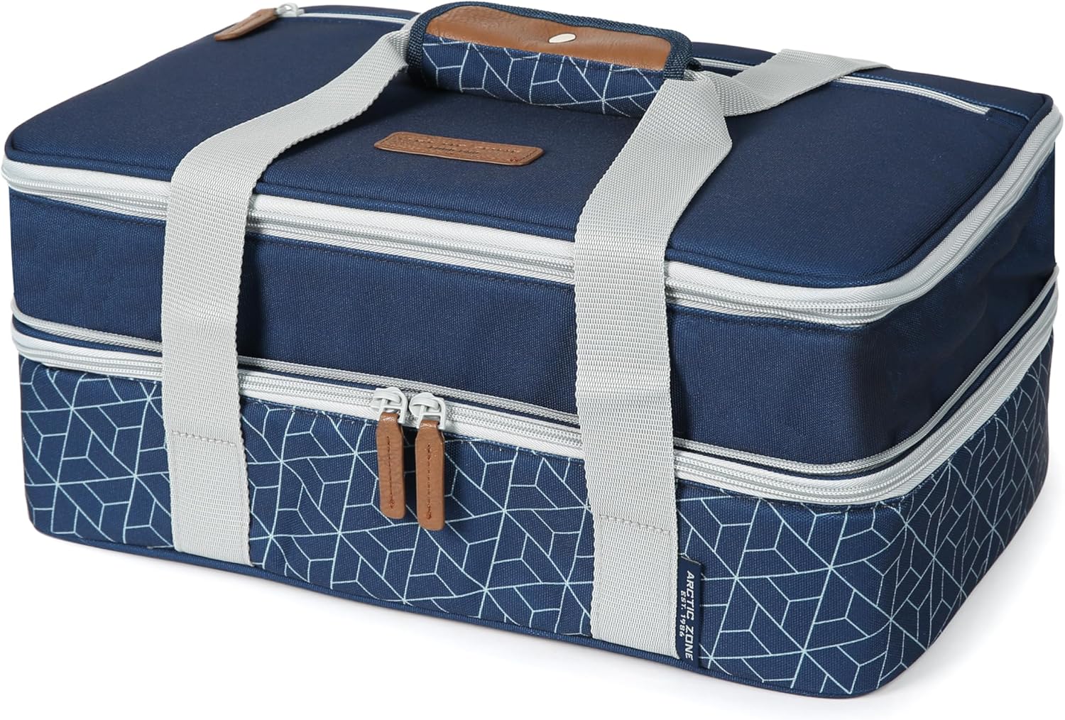 Arctic Zone Expandable Insulated Food Carrier, Navy