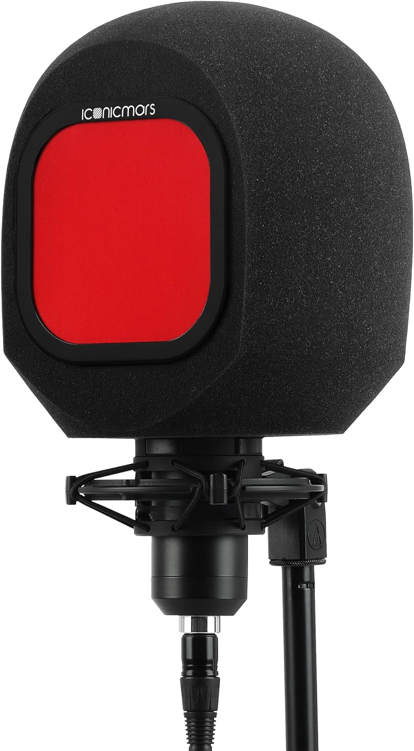 Comet PRO Recording Vocal Studio Isolation Booth | Microphone Pop Filter Shield Accessory