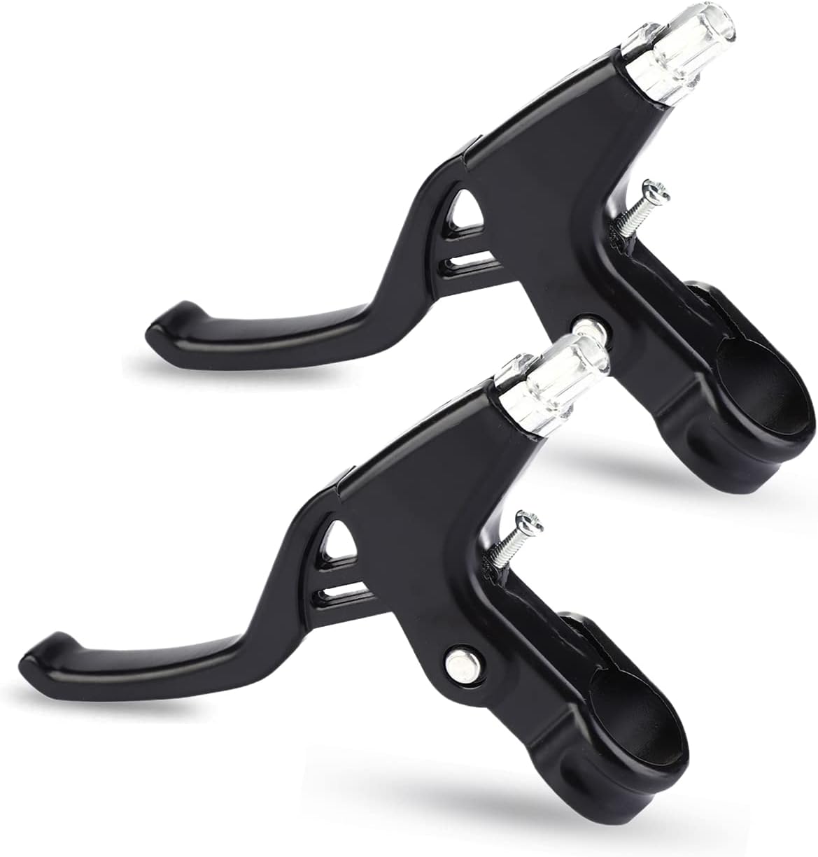 Dioche Brake Lever, Aluminum Alloy Brake Handle Lever Set for , Road Bike, Mountain Bike(1 Pair)(Black)