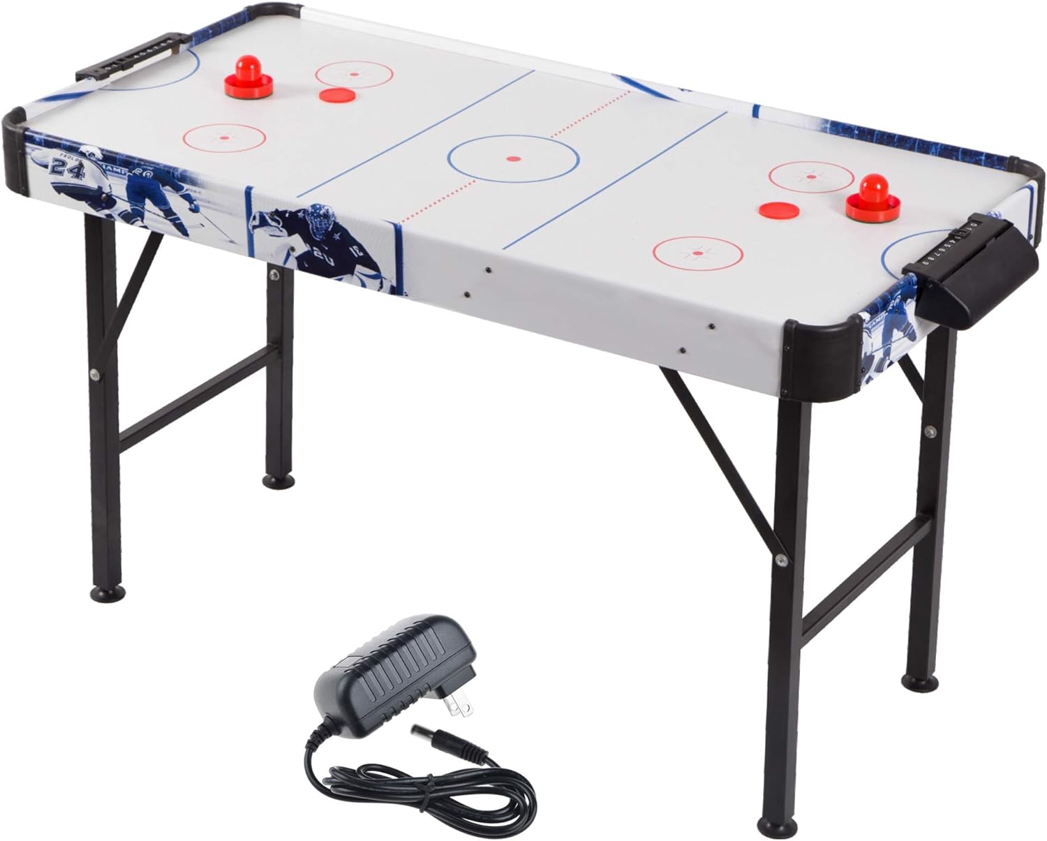 Point Games Air Hockey Table for Kids - Electric Powered Air Hockey Game - Foldable & Tabletop - Air Hockey for Kids & Adults - Games for Girls & Boys