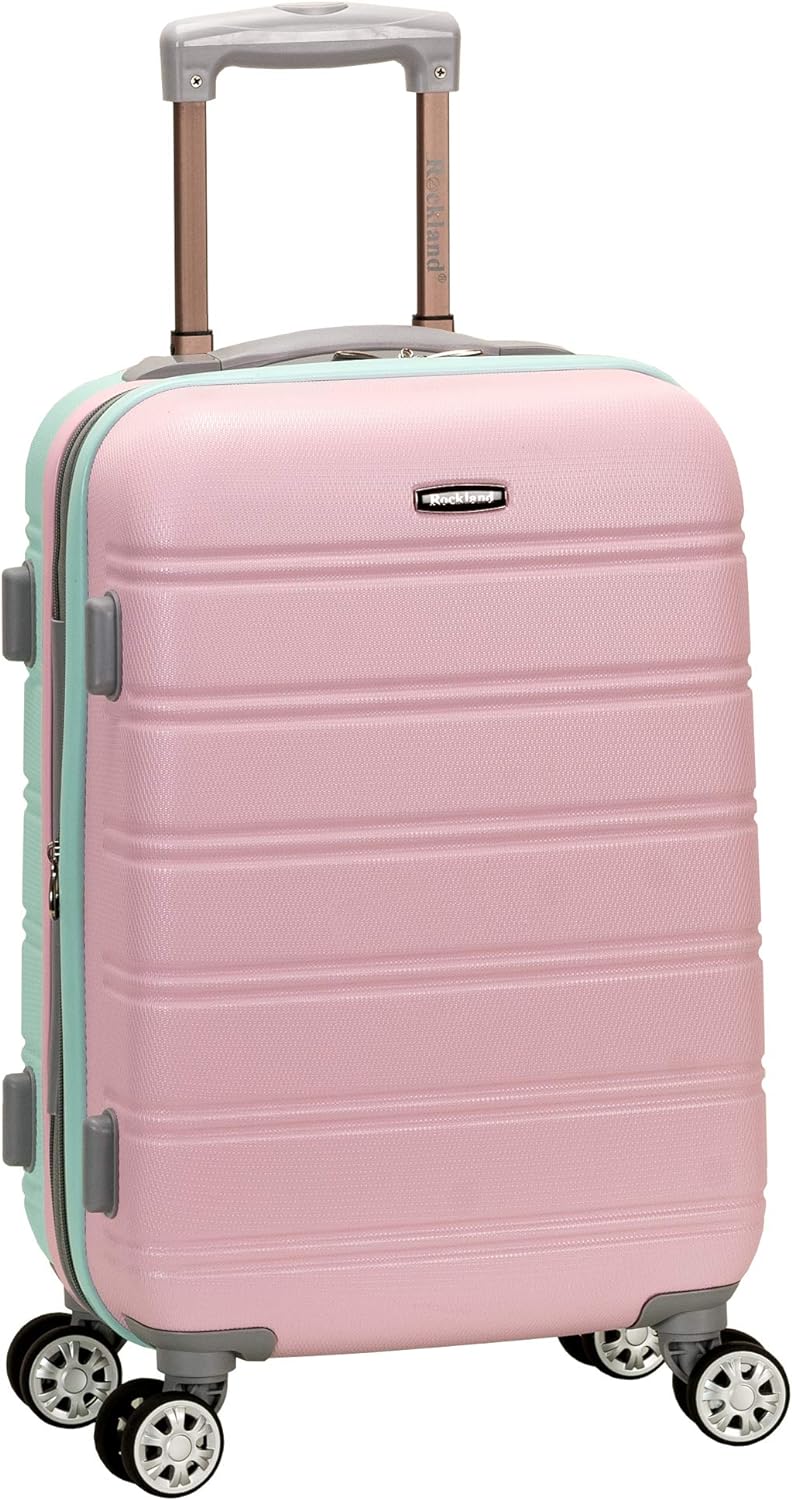 Rockland Melbourne Hardside Expandable Spinner Wheel Luggage, Mint, Carry-On 20-Inch