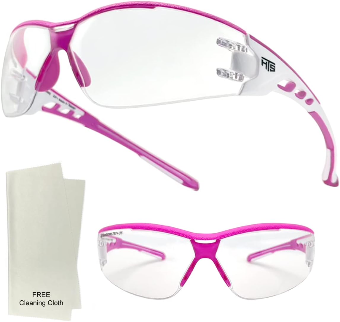 Super Flexible Lightweight Anti Fog Wrap-Around U6 Clear Shooting Safety Glasses with ANSI Z87.1 Scratch Resist