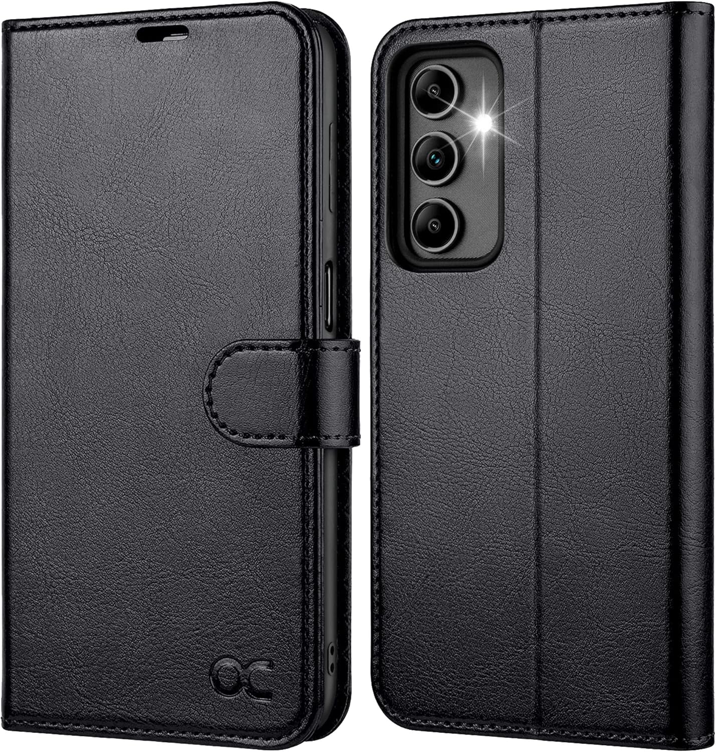 OCASE Compatible with Galaxy A14 5G Wallet Case with Credit Card Holder, PU Leather Flip Folio Book Case with RFID Blocking Kickstand Protective Cover Women Men for Galaxy A14 Phone case-Black