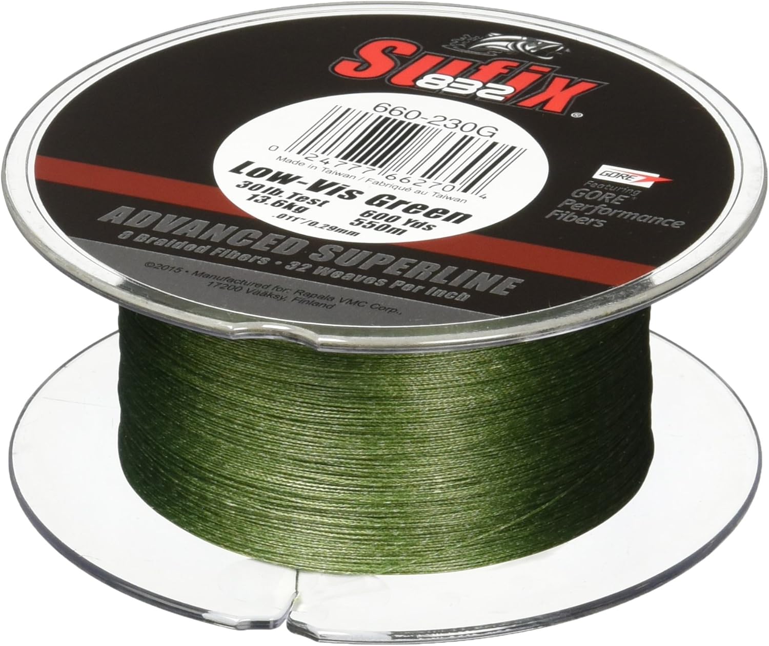 Sufix 832 Braid Line-600 Yards (Green, 40-Pound)