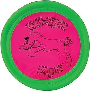 Booda 3 Pack of Tail-Spin Flyer Dog Toys, 10-Inch