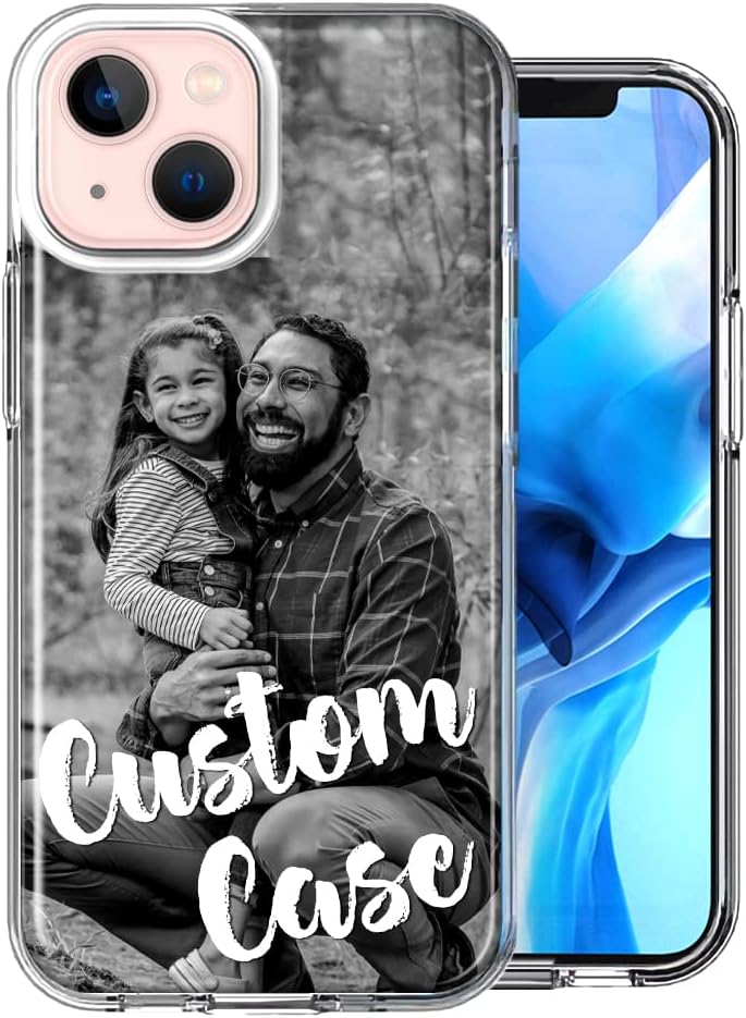 Personalized Custom Double Layered Phone Case for Apple iPhone 13 Mini 5.4 inch - Design Your Own Perfect Custom Picture Photo Case