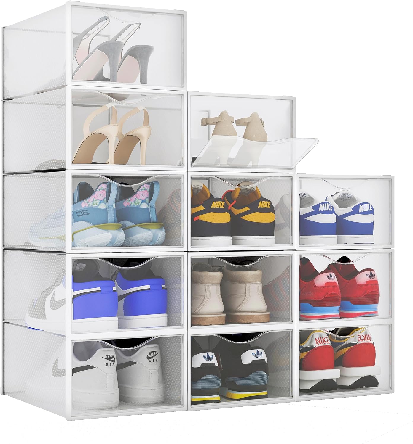 This shoe storage is perfect. So many cubes!