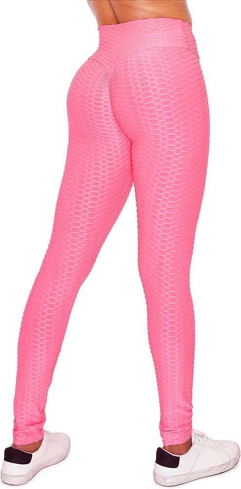 Women's High Waisted Booty Leggings Tummy Control Butt Lifting Yoga Pants Workout Running Tights