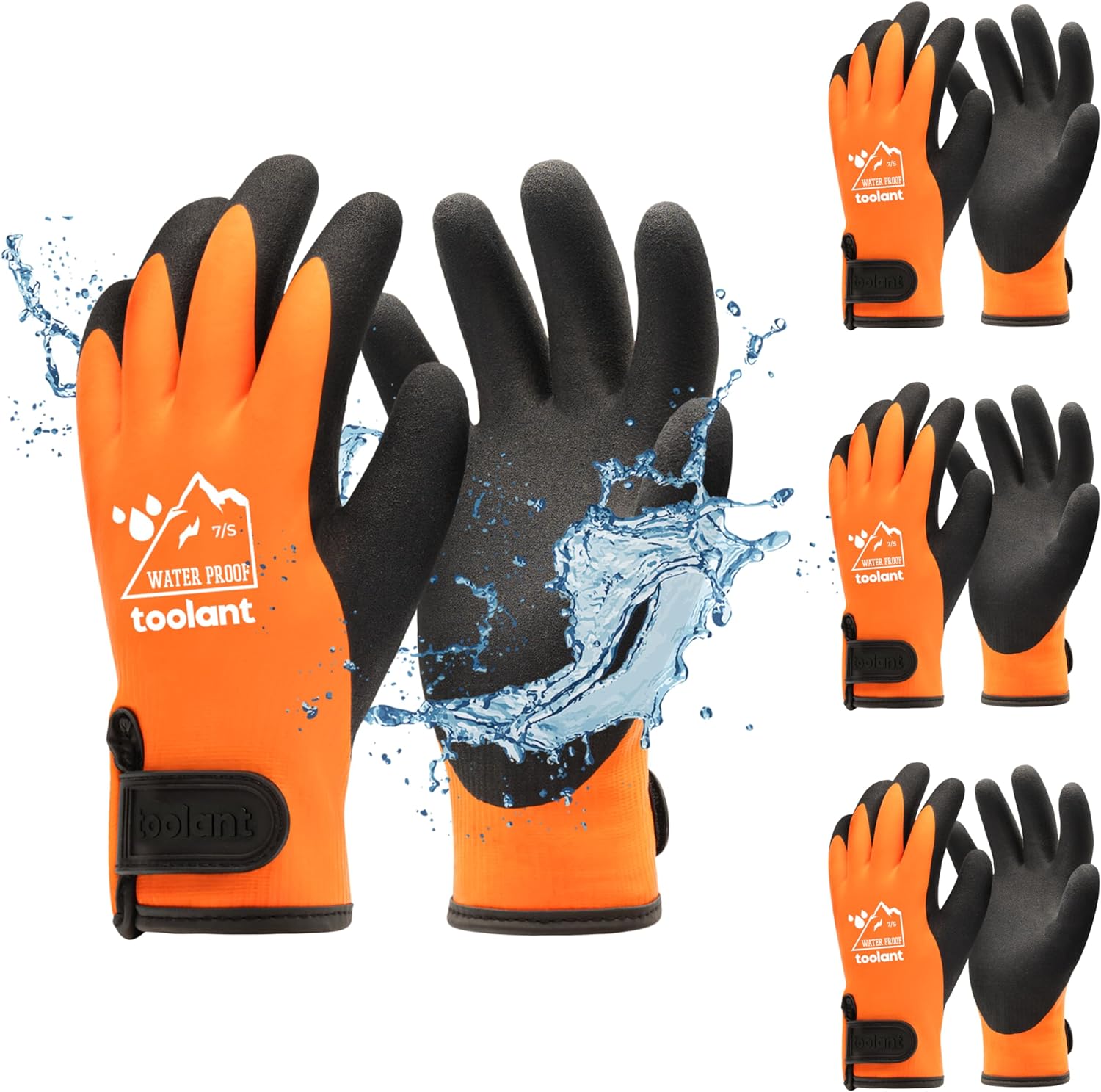 100% Waterproof Gloves for Men and Women, Winter Work Gloves for Cold Weather, Touchsreen, Thermal Insulated Freezer Gloves