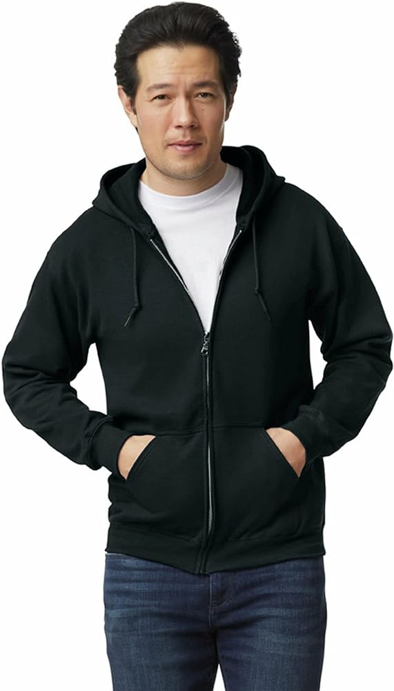 Gildan Fleece Zip Hoodie Sweatshirt, Style G18600, Multipack