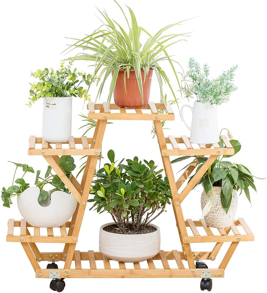 Love this plant stand. This plant stand was easy to assemble if you are good at looking at a picture to decipher assembly,  as written step by step instructions are not included, as people have indicated in other reviews. I didnt have any issues with assembly.I have various small pots on it and it is plenty sturdy for them. I think the key is making sure to tighten the nuts. And if you are moving it you may have to tighten them occasionally.It is perfect for moving my plants into the morning sun. Best part is - it looks great in my house - very attractive and practical. Great buy!