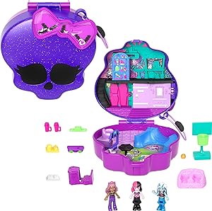 &nbsp;I got this for my daughter because she lives Polly and LOVES monster high! This set is too cute and very well made! The accessories are perfect, each part of the set is well detailed and brings to life monster high in a compact fun way! My daughter couldnt believe two of her favorite things were together! This was hard to find but Im very thankful to have found it on Amazon and once it was in stock they shipped it immediately and the price was great too! Ive included a video to show the details and things you cant just see in pictures.