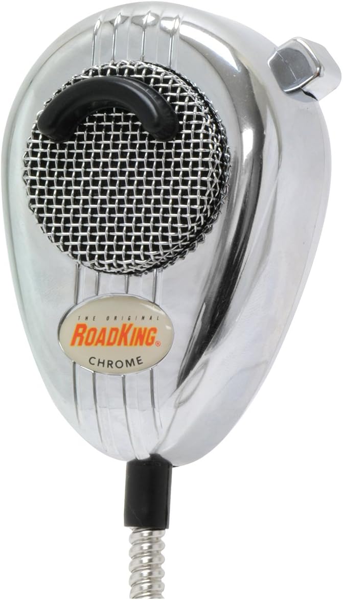 Roadking RK56CHSS 4-pin Noise-cancelling Cb Mic Chrome