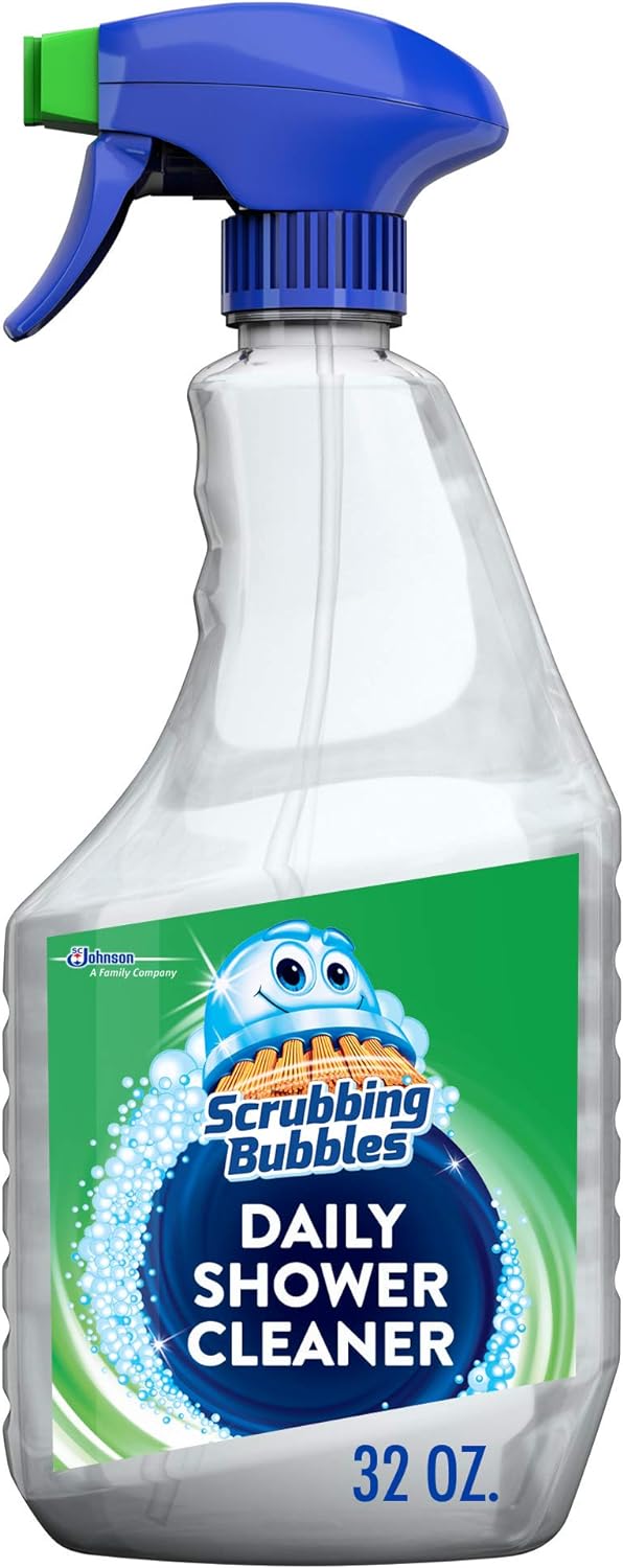 SC Johnson Scrubbing Bubbles Daily Shower and Bathroom Cleaner, Great on Tile, 32 oz