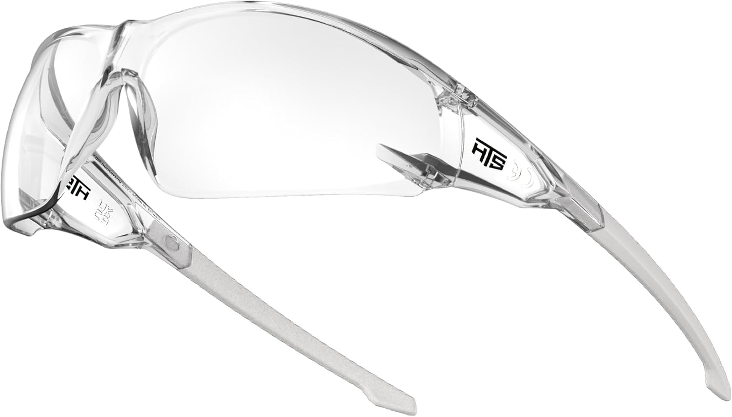 Lightweight Protective Anti-Fog Wrap-Around Clear Shooting Safety Glasses with ANSI Z87.1 Scratch Resistant