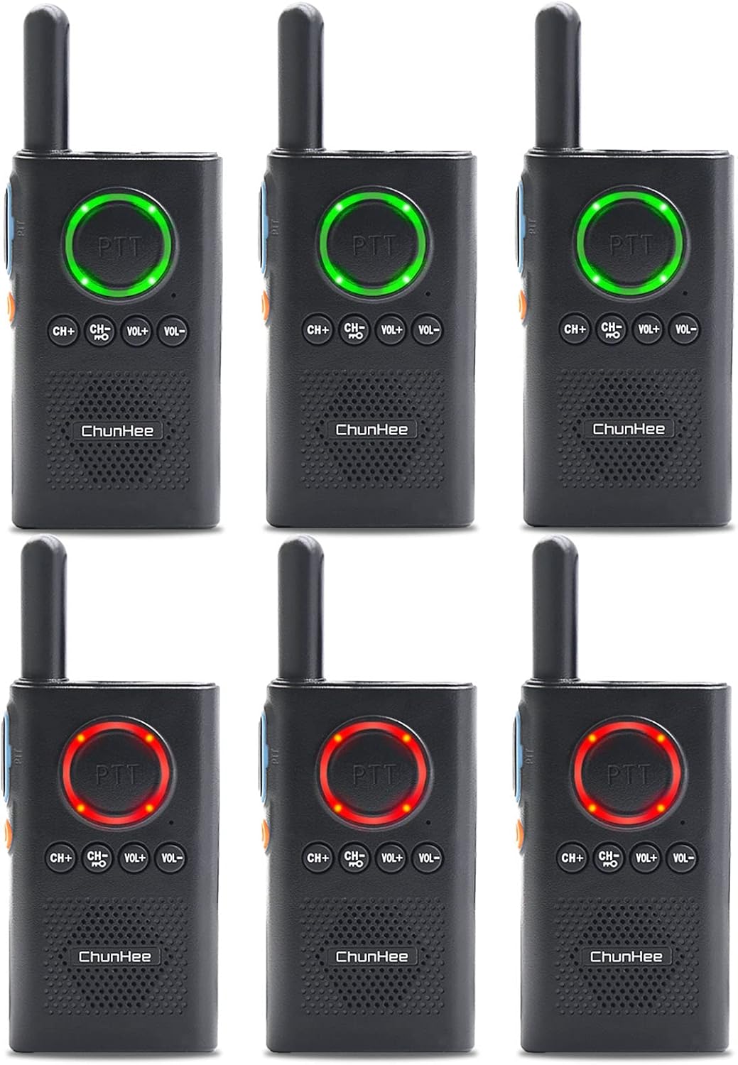 ChunHee Wireless Intercom System for Elderly/Kids, Home Intercom System Room to Room Communication, 1.5 Miles Long Range 16 Channel Intercom System for Home/Office/Camping/Hiking/Vacation