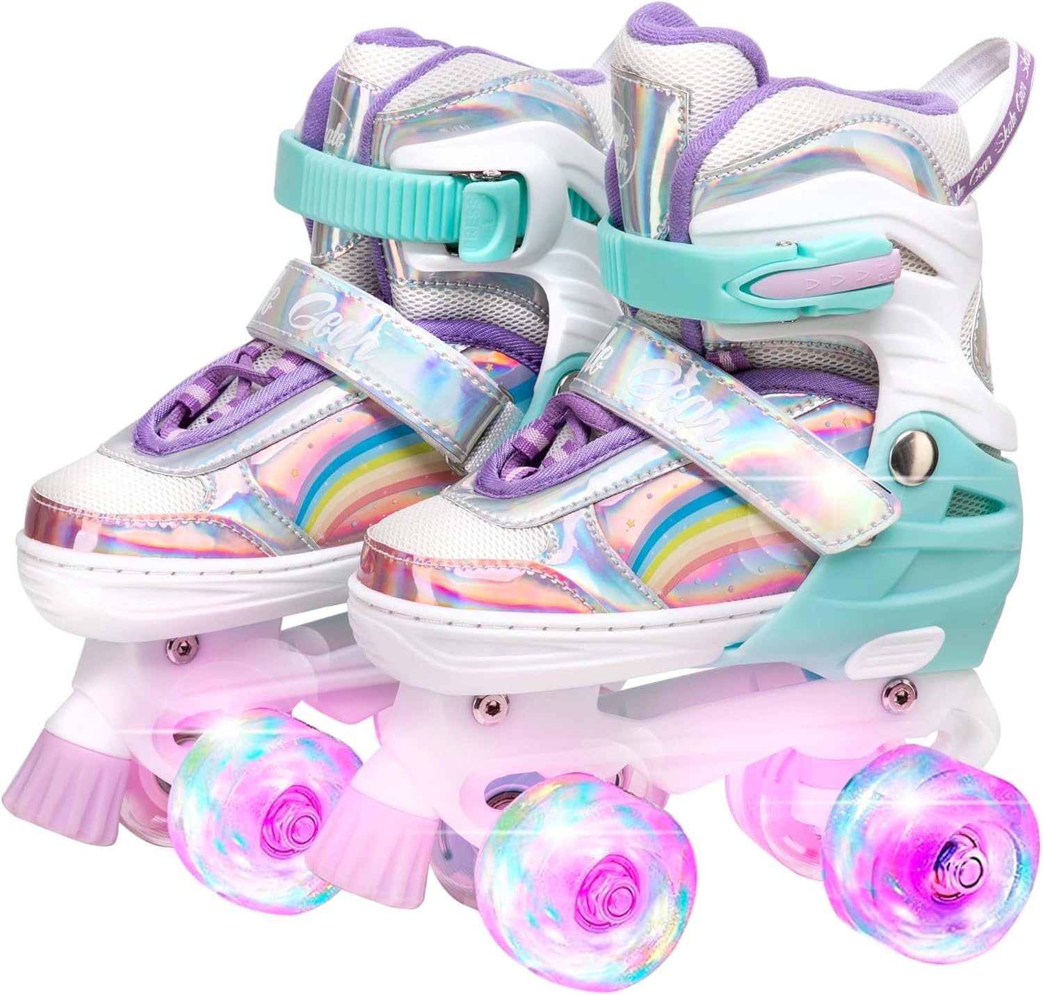 Retro Quad Design Roller Skates