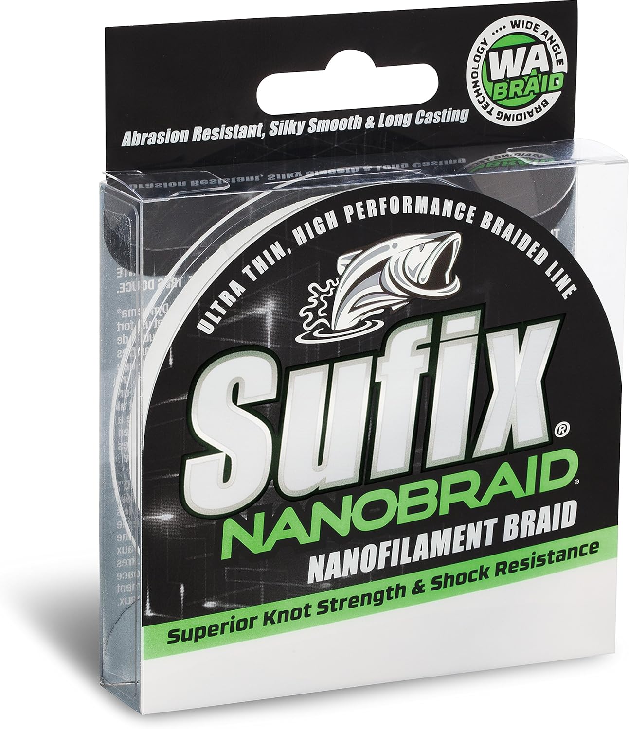 Sufix NanoBraid 150 yd Line, Aqua Camo, 8 lb (690-008AC)