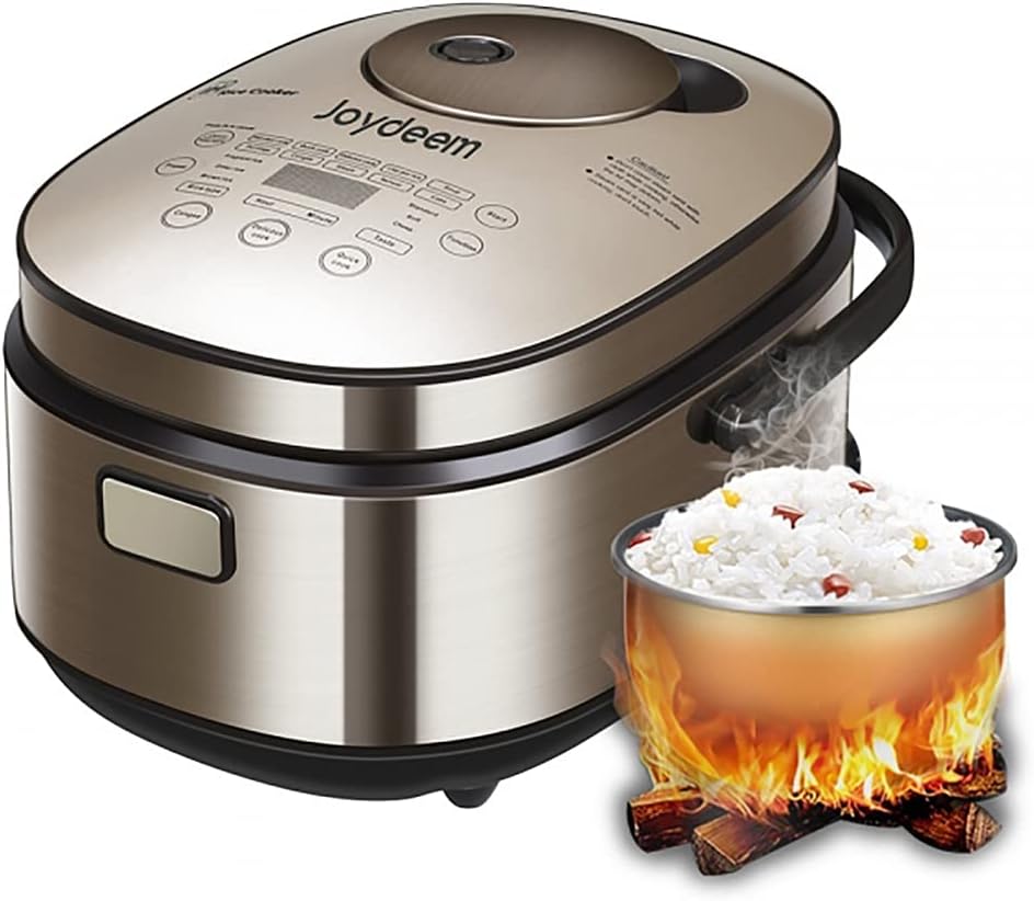 JOYDEEM AIRC-4001 Smart Induction Heating System Rice Cooker, 24-hours Pre-set Timer, 4 L 8 Cup Capicity