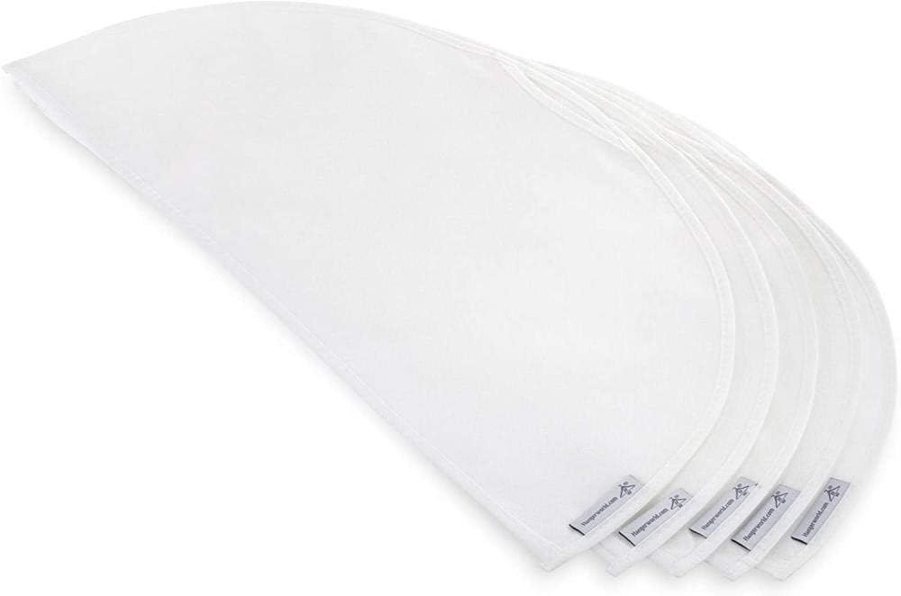 HANGERWORLD Breathable Shoulder Covers Clothes Dust Protectors for Closet Storage (10 Pack, White)