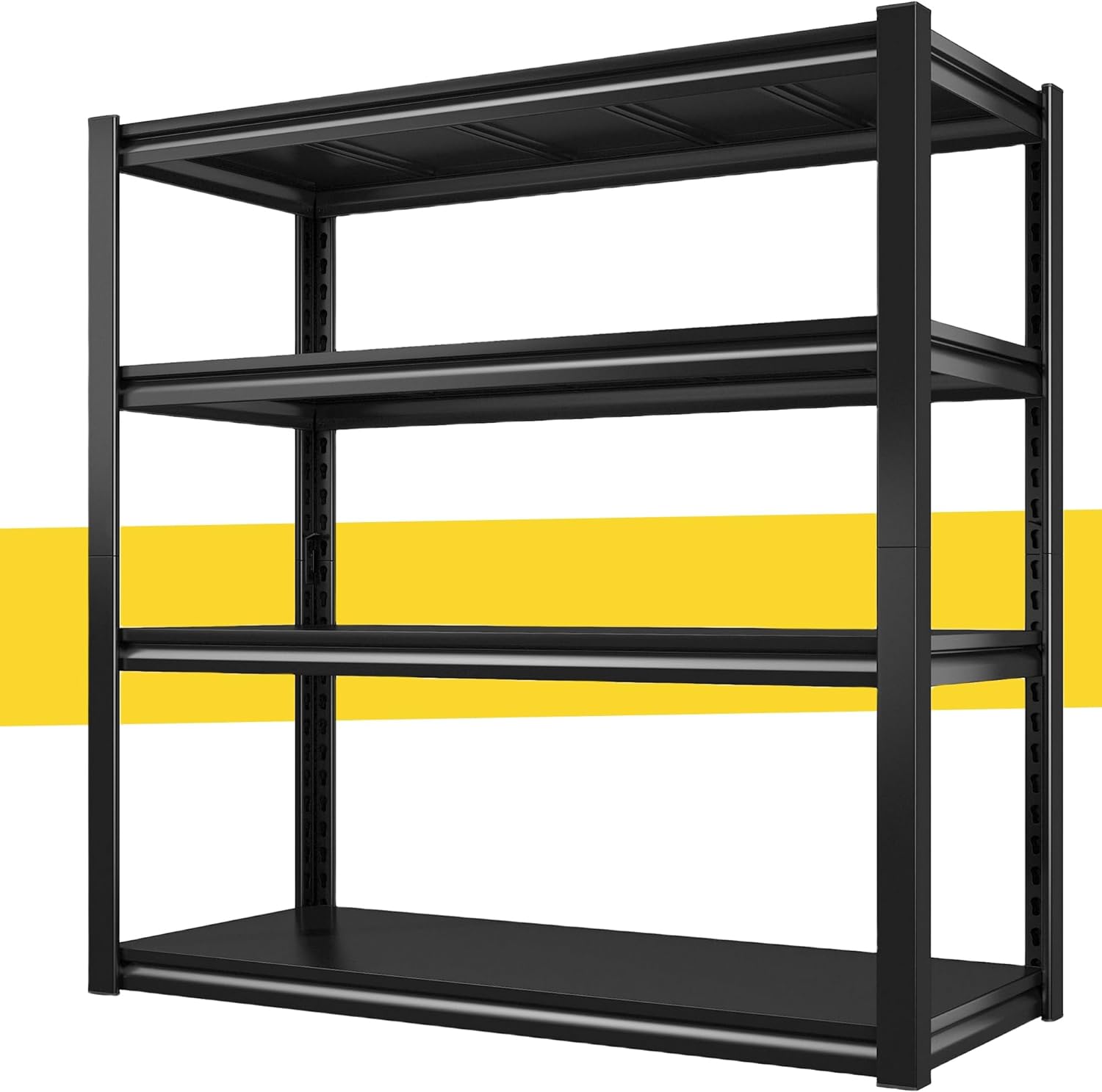 Raybee 40 Wide Garage Shelving Heavy Duty, Garage Storage Shevles Heavy Duty Shelving, Adjustable 4 Tier Metal Shelving, Garage Shelves Heavy Duty Shelves, Industrial Storage Rack, 40 W x19 D x57 H