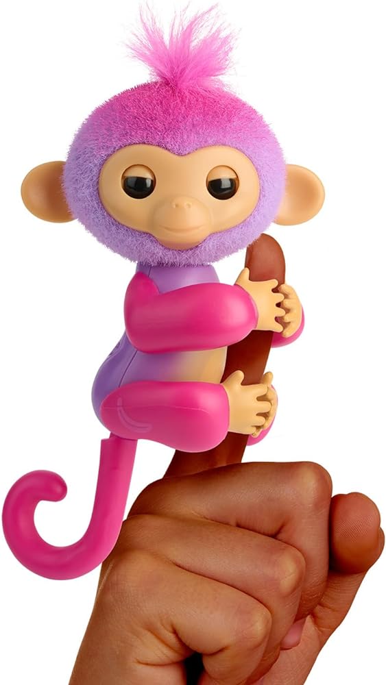 2023 NEW Interactive Baby Monkey Reacts to Touch  70+ Sounds &amp; Reactions  Charli (Purple)