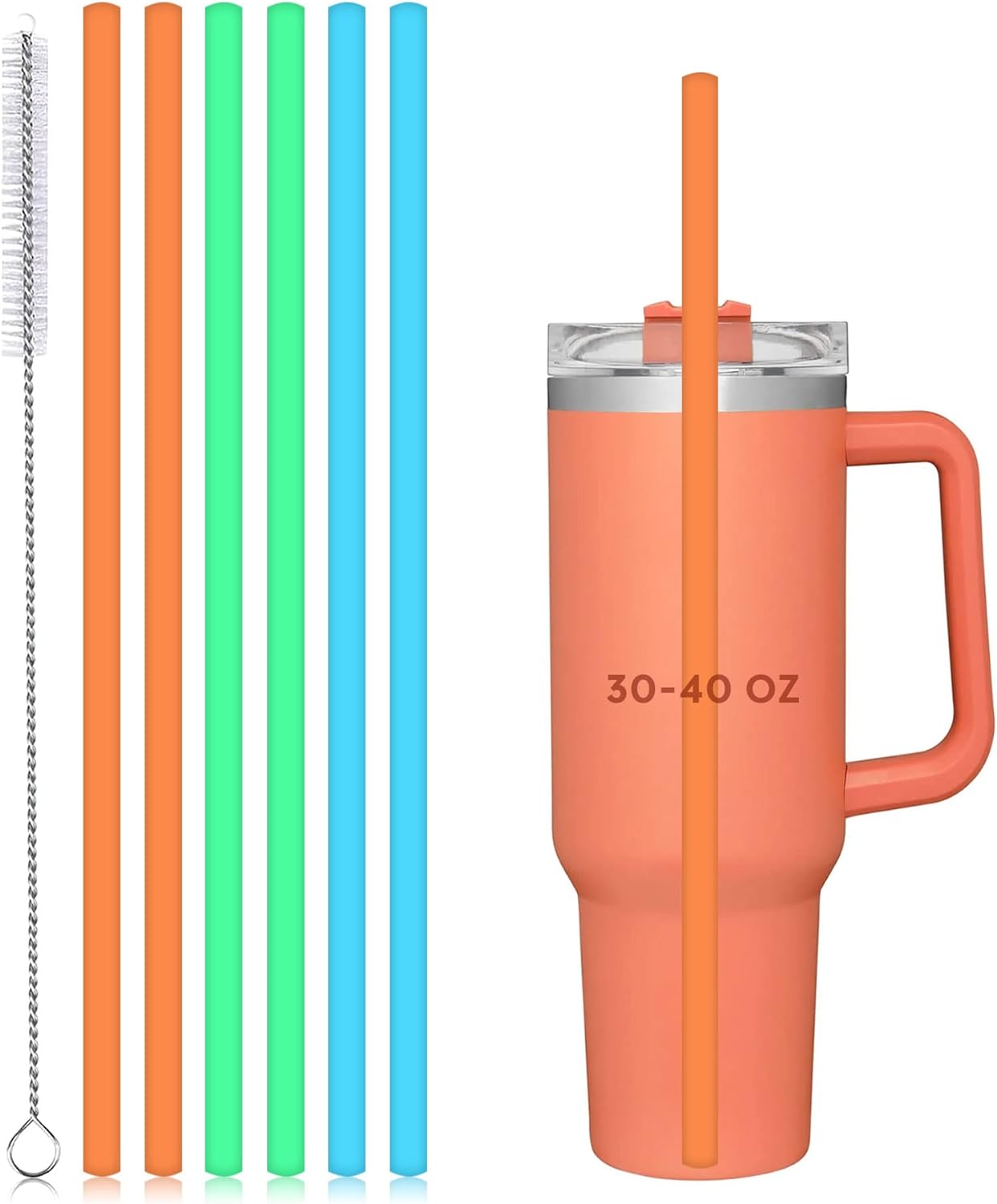 Silicone+Replacement+Straws+for+Stanley+40+oz+30+oz+Cup+Tumbler+-6+PCS+Straws+Replacement+for+Stanley+Adventure+Travel+Tumbler%2c+Straw+with+Cup+Cleaner+for+Stanley+40+oz+30+oz+Cup