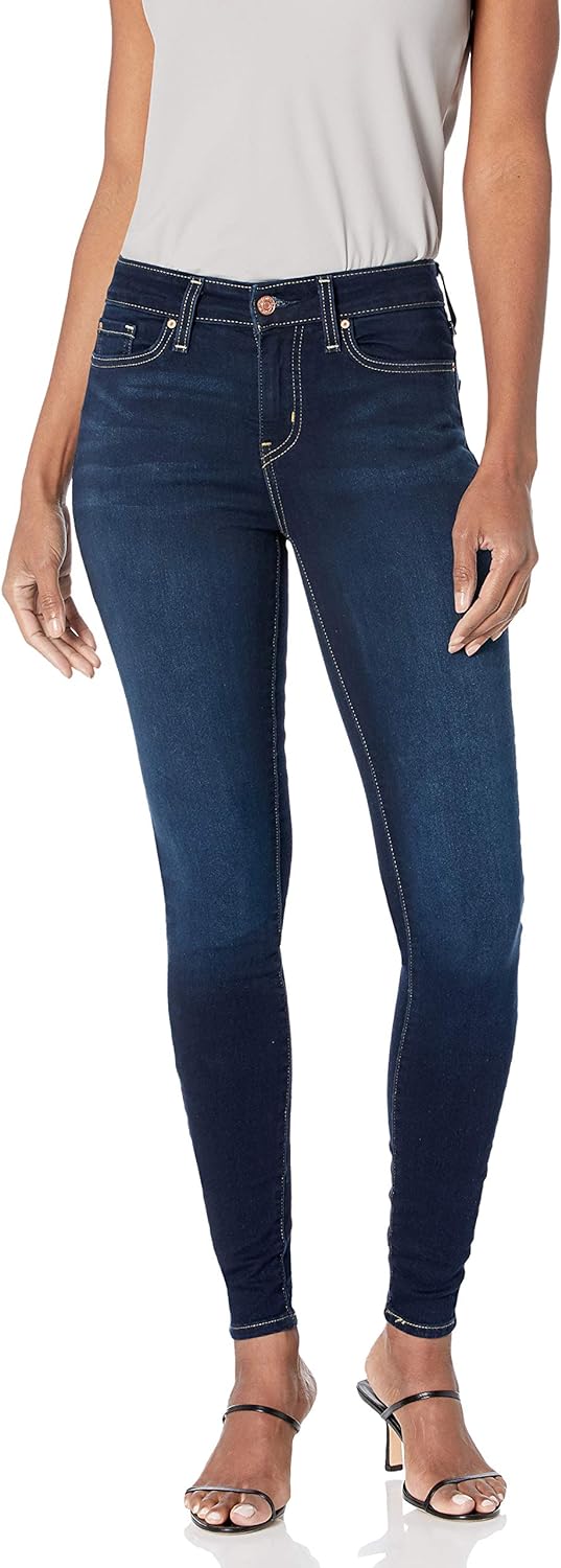 Let' face it: when you're a voluptuous goddess, buying jeans is almost as bad as buying swimsuits. I loathe it. Every company has a different fit, a different idea of sizes, etc. I weigh 230, I'm 5'7, and wear a solid 3x, usually a size 22/24. I have an apple body, and long, more slender legs. Usually my waist is a size larger than my legs, so when I find jeans that fit in the waist, they're usually too baggy in the legs. I ordered these jeans in a size 22, and they fit perfectly! Comfortable 