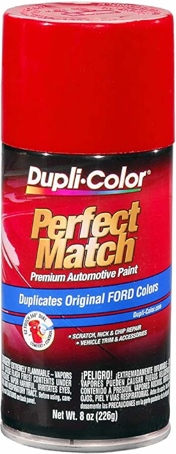 Dupli-Color EBFM03067 Perfect Match Automotive Spray, Ford Cardinal Red, 21/EP/SQ/E4/EA  8 oz. Aerosol Can