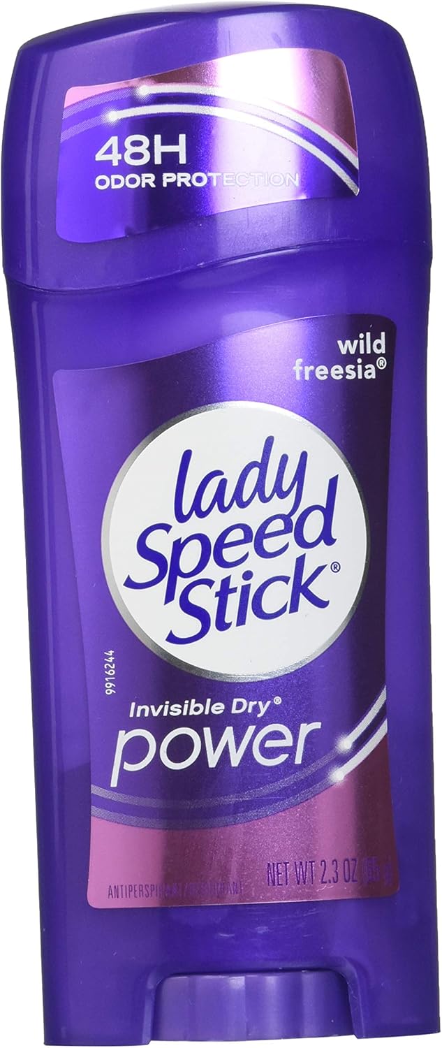 Lady Speed Stick Invisible Dry Antiperspirant & Deodorant, Wild Freesia - 2.3 oz - 2 pk by Lady Speed Stick,2.3 Ounce (Pack of 2)