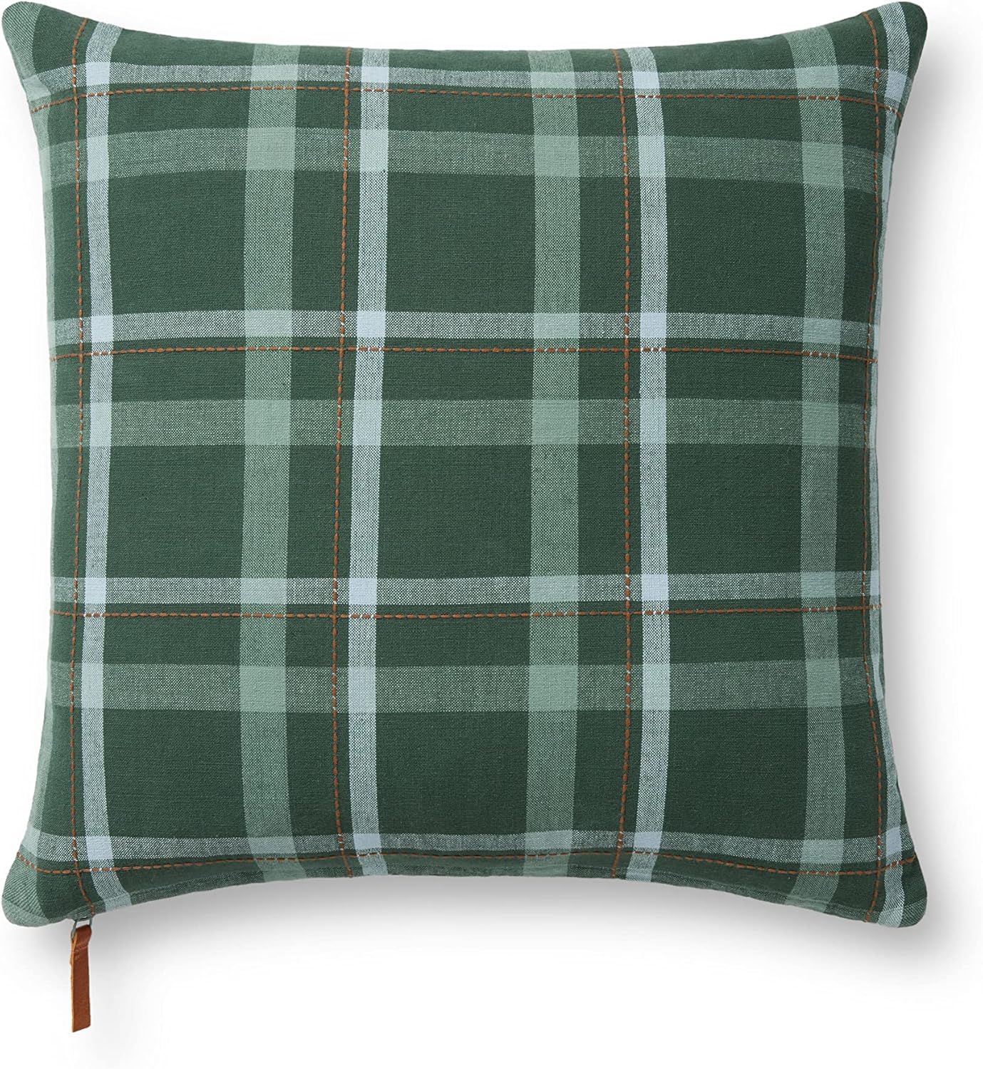 Chris Loves Julia x Loloi Ralph Collection PCJ0011 Green / Multi 18'' x 18'' Pillow