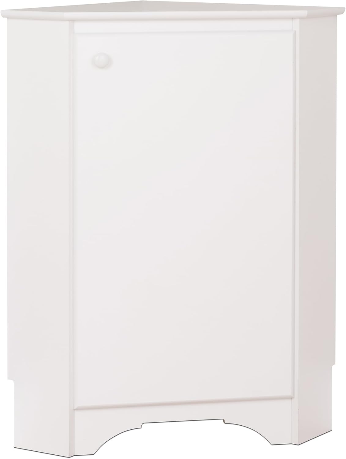 Prepac Elite 29.25 Corner Cabinet, White Storage Cabinet, Corner Cabinet with Doors, Corner Bathroom Cabinet 18.75 D x 29.25 W x 36 H, WSCC-0603-1