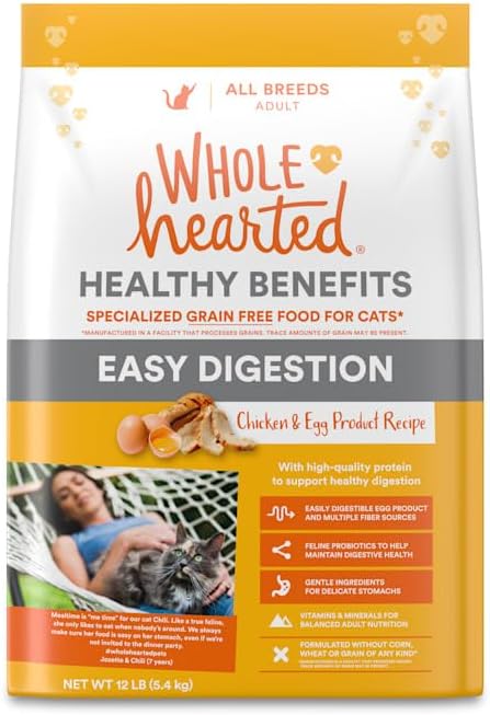 WholeHearted Grain Free Chicken Formula Dry Cat Food, 12 lbs.