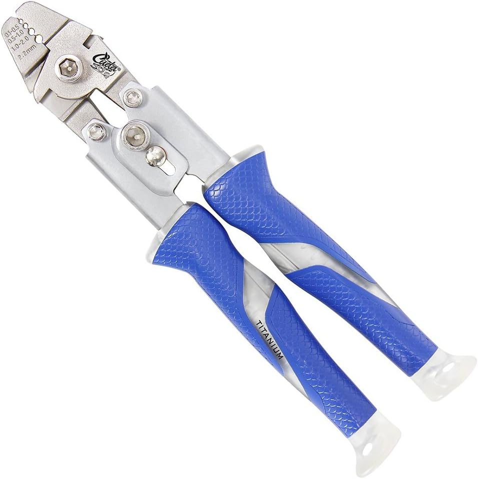 Cuda 11-Inch Titanium Bonded Crimper, Blue