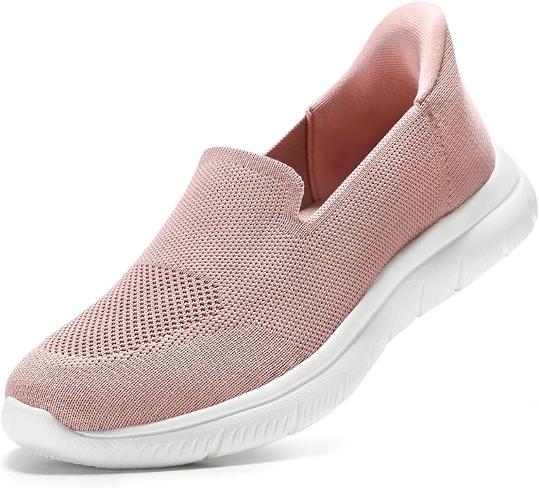 STQ Slip ins Walking Shoes Women Hands Free Slip on Sneakers Orthopedic Shoes for Women