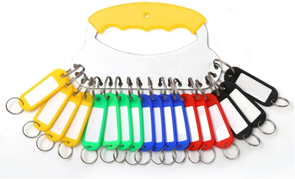 key manager key management key organizer key chains holder keychain with 18 key labels keys assortment