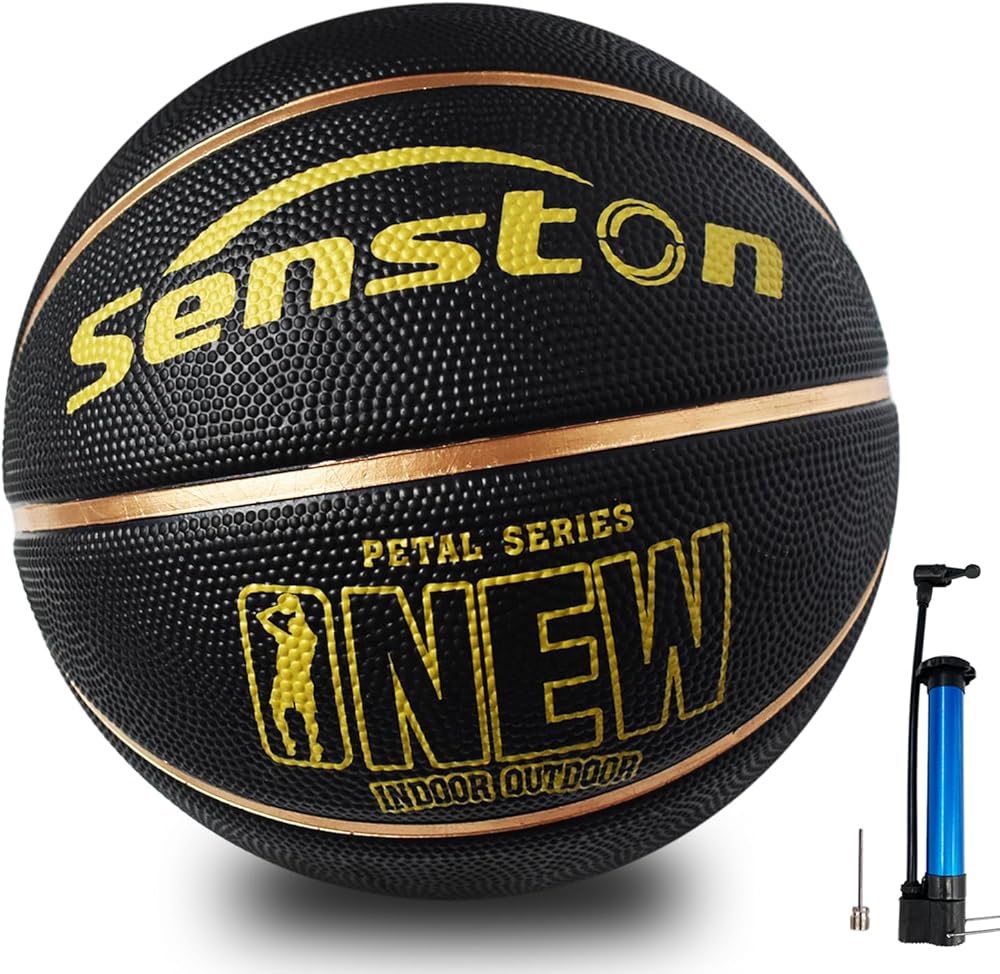 Senston 27.5" Youth Basketball for Kids Junior Children Official Size 5 Basketball Ball School Kids Basketball