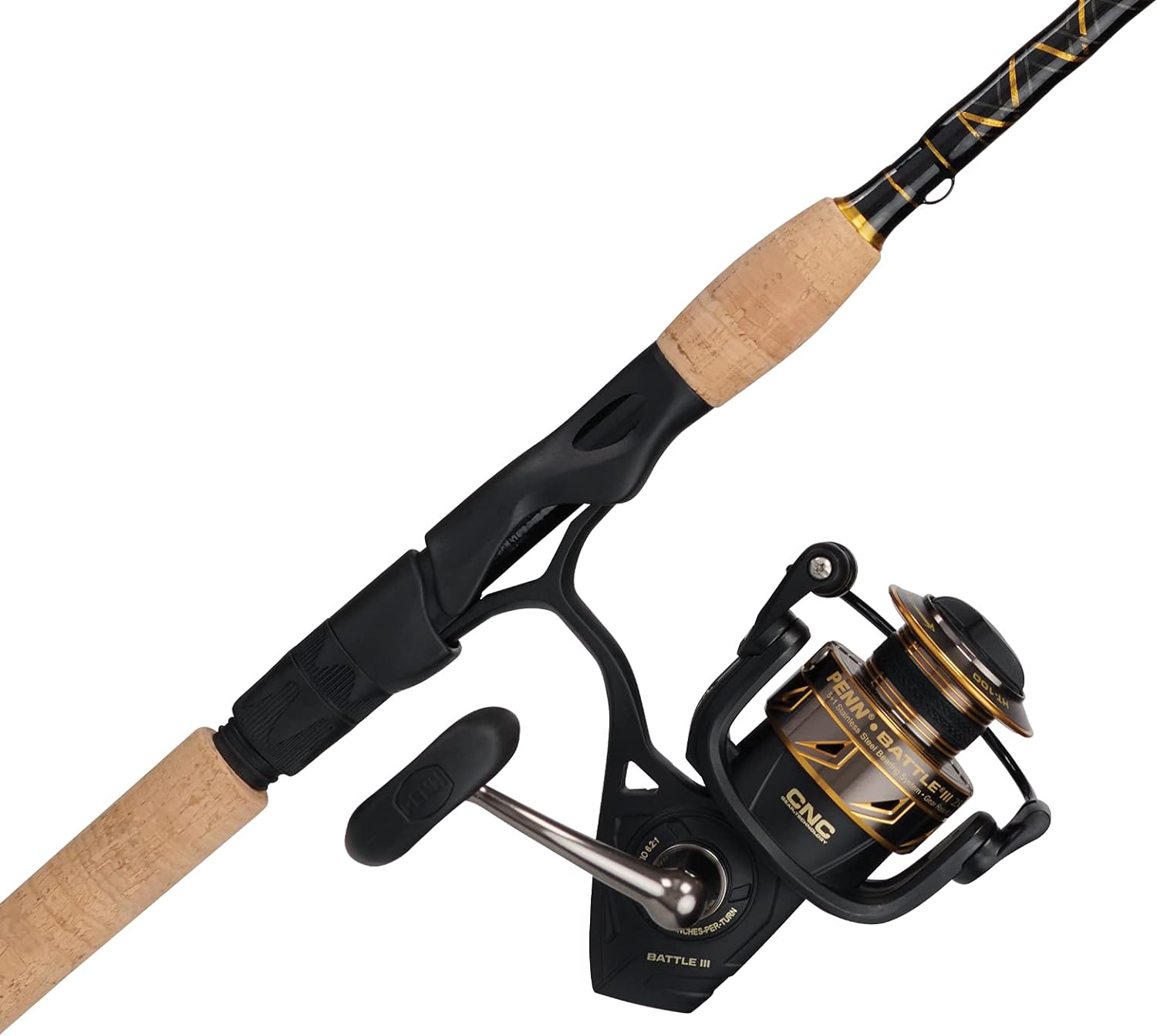 Penn Battle III Spinning Reel and Fishing Rod Combo