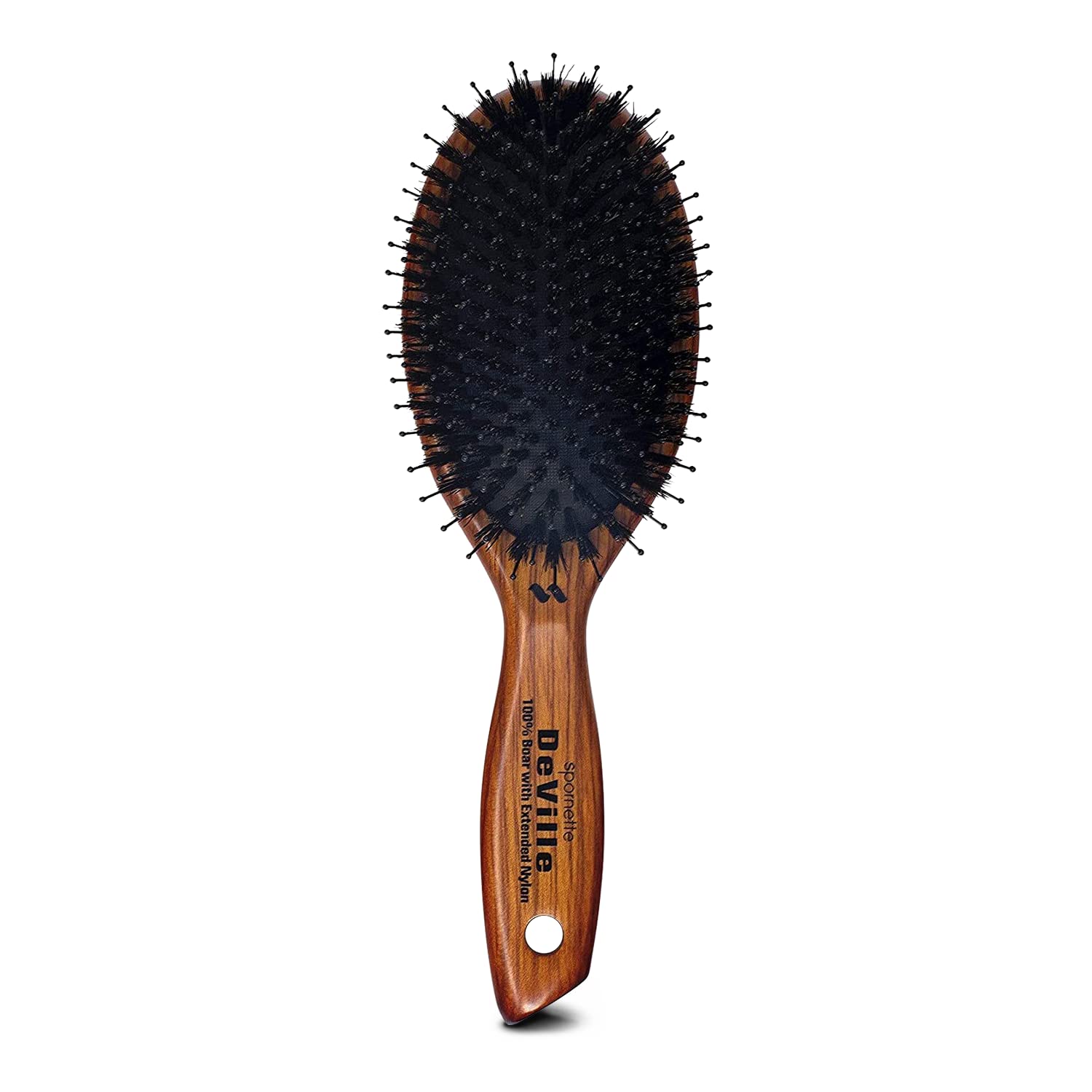 Spornette DeVille Oval Porcupine Boar & Nylon