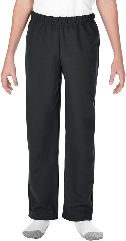 Gildan Unisex-Child Youth Open Bottom Sweatpants, Style G18400B