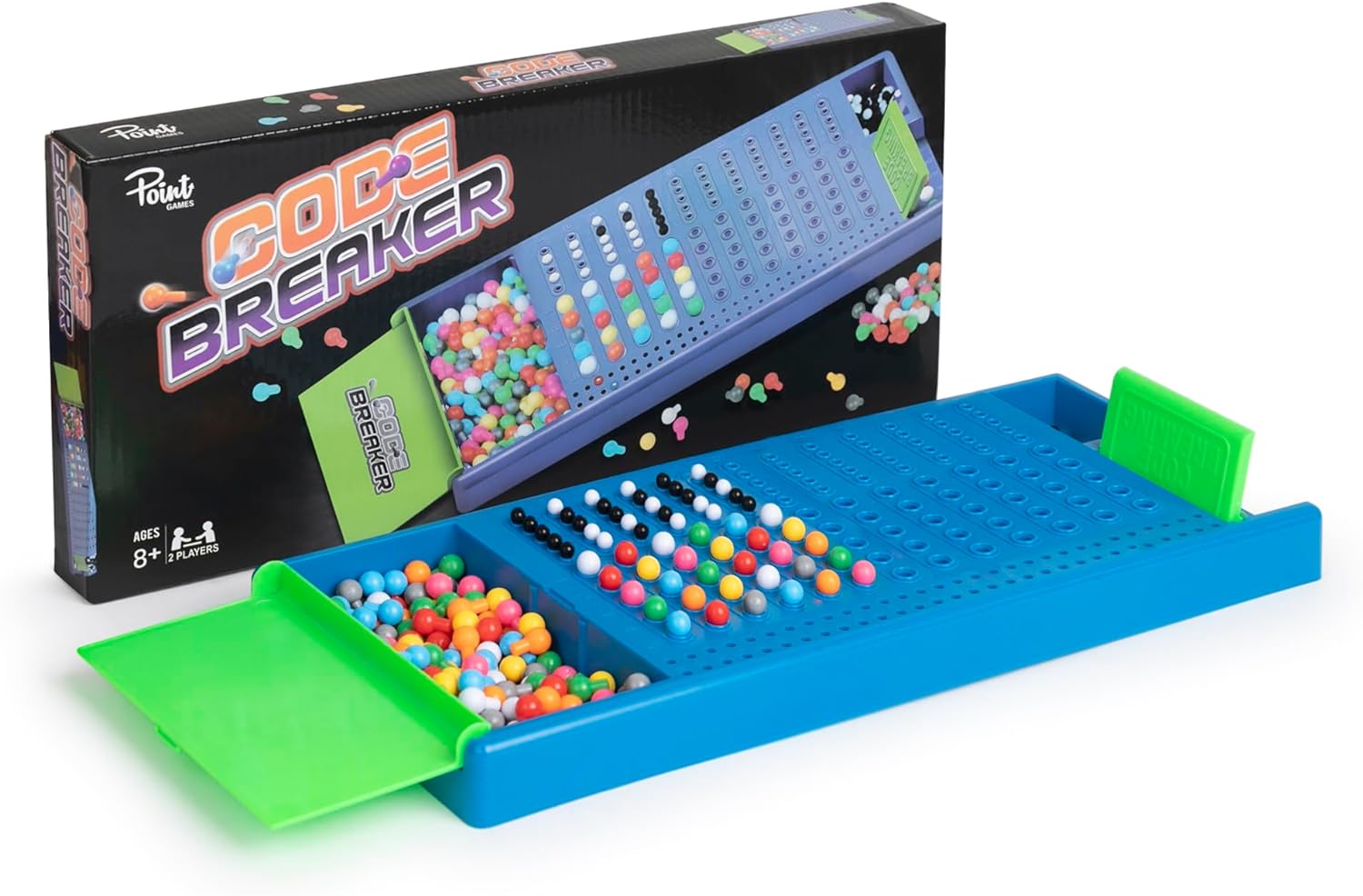 Point Games Code Breaker Board Game - Code Breakers Toy - STEM Toys - Color Brain Game - Kids Development - Toys for Boys & Girls, Suitable for 8+ Ages and up - Family Games