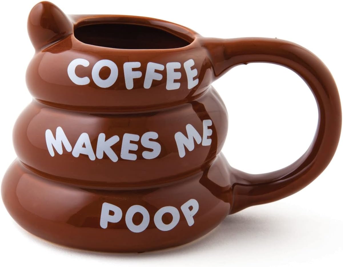 BigMouth BMMU-0024 "Coffee Makes Me Poop" Coffee Mug, 14 ounces