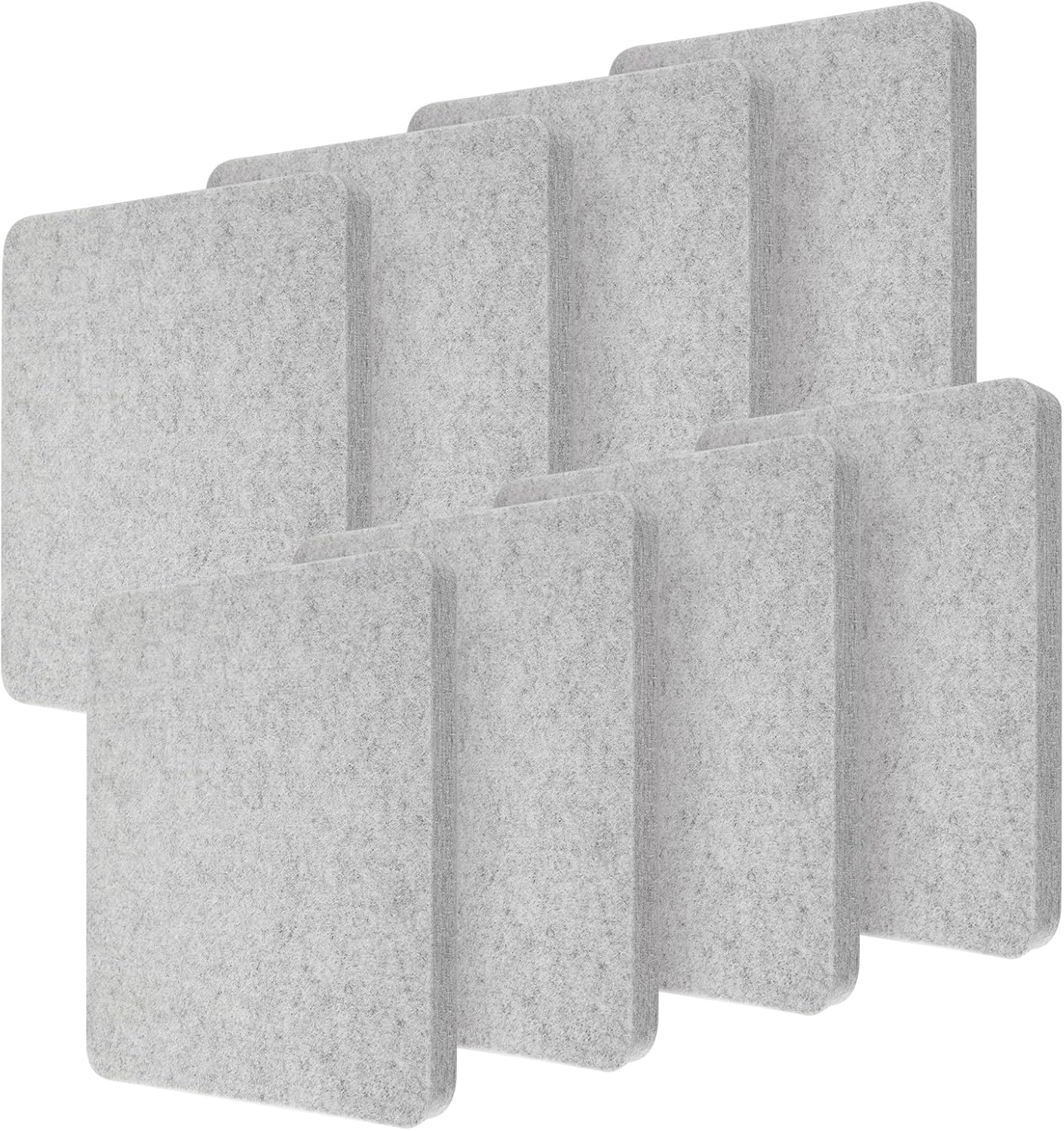 Amylove 4 Pcs Needle Felting Pad 8 x 10 x 1 Inch Needled Felting Mat Wool Felting Supplies Thick Firm Needle Felting Base Woolen Block for Beginners Crochet Knitting Felting Projects Kit Tool, Gray