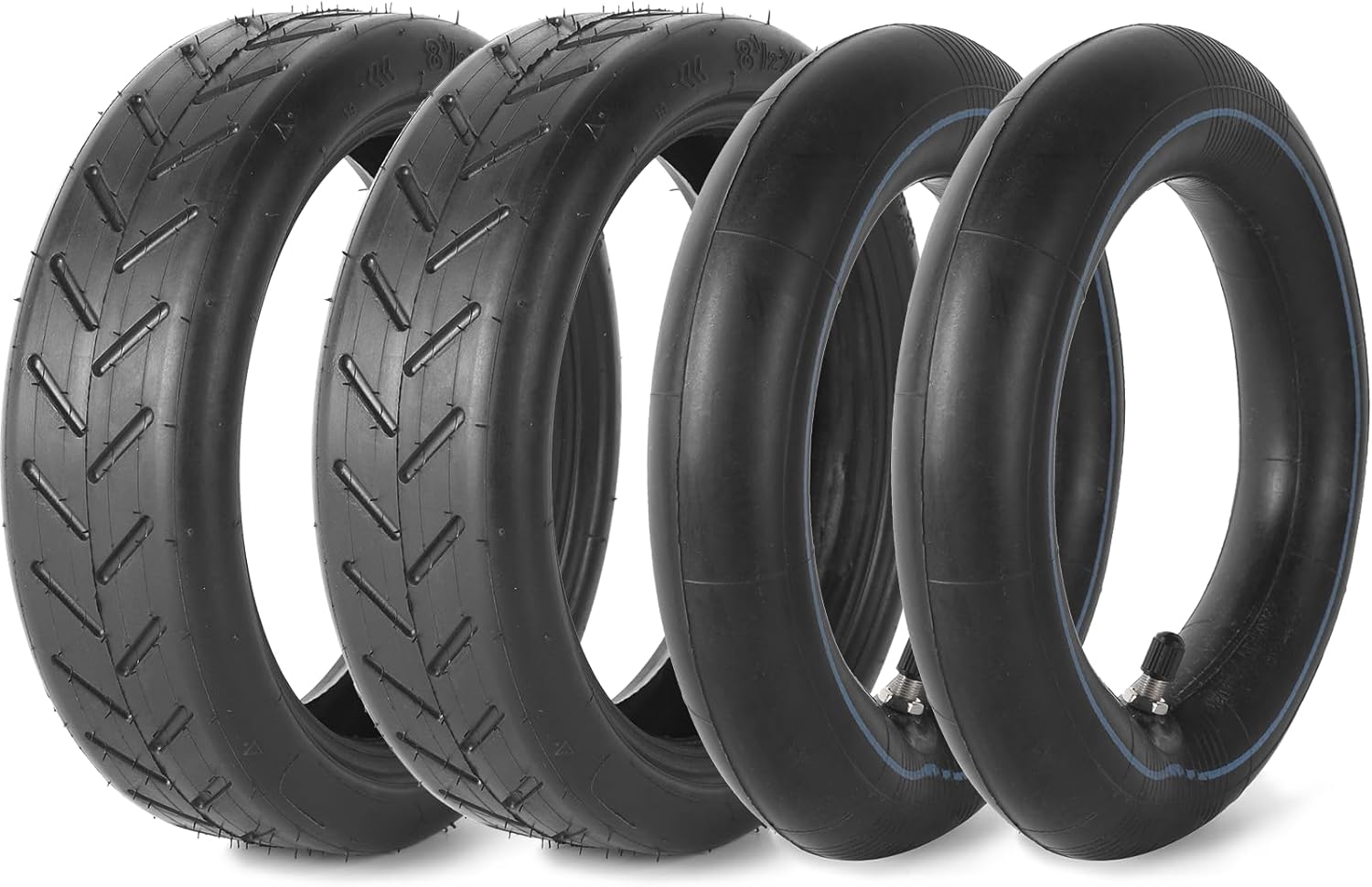 AR-PRO (2-Sets) 8.5 Electric Scooter Tire and Tube, 8 1/2 X2 Scooter Replacement Wheels, 50/75-6.1 Compatible for Gotrax Gxl V2/Xiaomi M365/Pro Electric Scooter Tires, Straight Valve