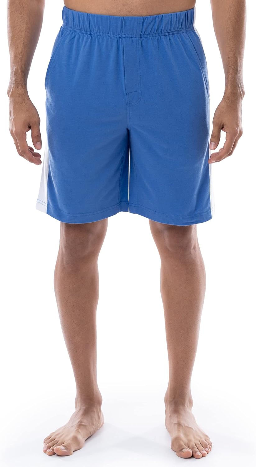 IZOD Men's Cotton Polyester Jersey Sueded Jam Sleep Lounge Short