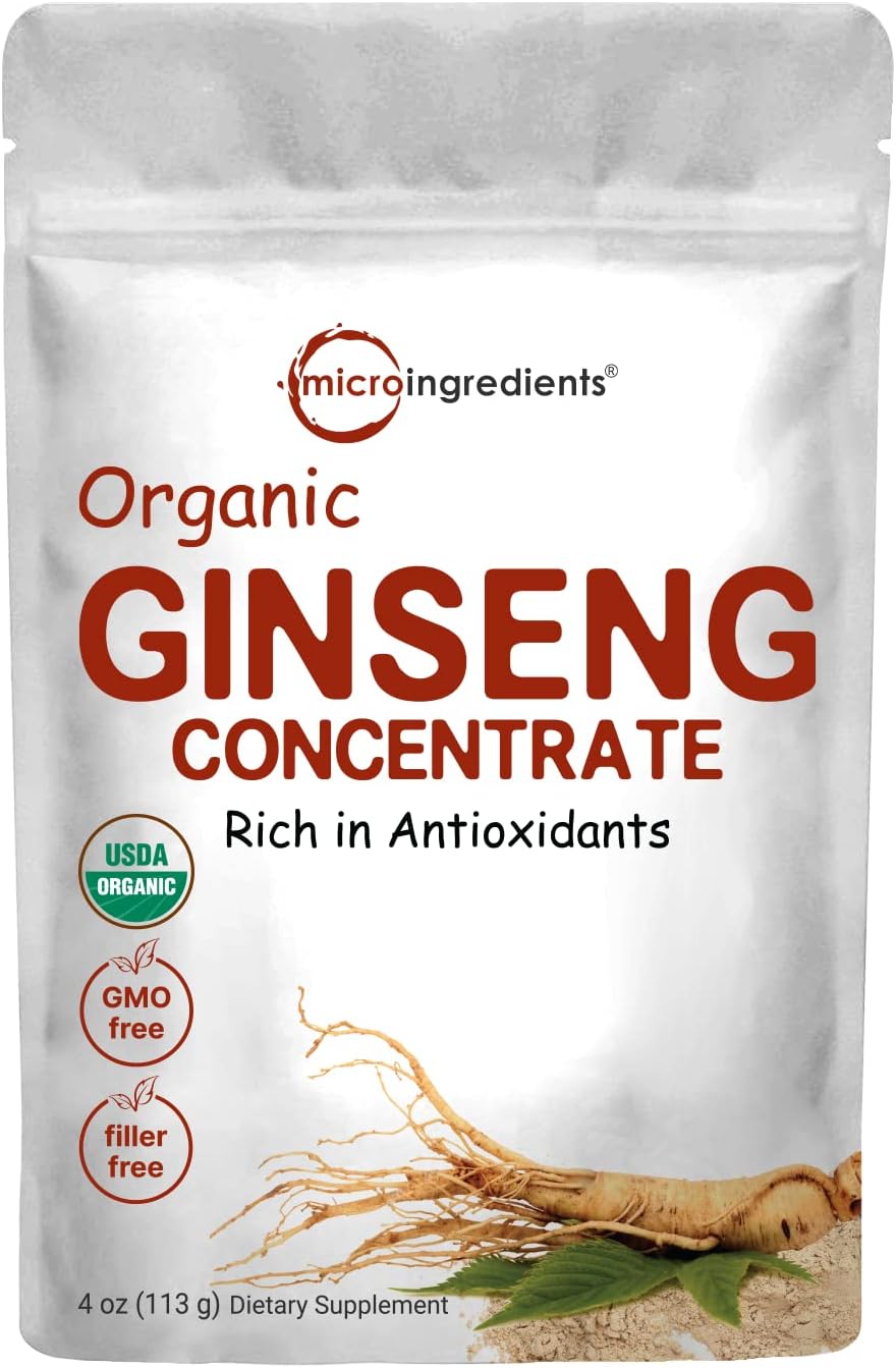 This organic ginseng root (Panax ginseng) extract is of excellent quality! The powder is very fine and bitter, which speaks to its potency. I encapsulate it in herbal supplements to improve energy, mood, mental clarity, focus, immunity and overall health and wellness. Consistency is vital when taking this type of adaptogenic stress-relieving herb. It can build up in your system over time and really help you heal and reduce stress in the long term. This ginseng doesn't give you the type of jittery energy you get from something like caffeine (which is overused and hurtful to the nervous system when taken often). It gives you a steady, sustained energy, alertness and balanced sense of wellbeing that keeps you going throughout the day without affecting your ability to sleep at night.Ginseng has been revered and used for thousands of years in traditional Chinese medicine, and for good reason. Definitely consider taking ginseng if you feel sluggish, stressed, tired, slow, old, fatigued, lack energy, motivation and vitality, are having fertility or libido issues, or suffer from immune deficiency. It can be incredibly helpful for those struggling with debilitating chronic illness. Being a chronic pain, fibromyalgia and chronic fatigue syndrome warrior, ginseng has been instrumental in giving me back my functionality and strength.Ginseng protects the liver from toxins, may balance blood sugar in diabetes, corrects erectile dysfunction, improves the function of sexual organs in men and women, and helps improve depression and anxiety. It has many other health benefits, but overall, it's a very welcome addition to whatever anti-aging health regimen you're currently on. Although there are some less expensive herbs you can take for similar stimulating effects, like codonopsis or eleuthero (both great energetic adaptogen herbs), ginseng is kind of in a league of its own, and I believe this organic extract powder is awesome! I highly recommend it!