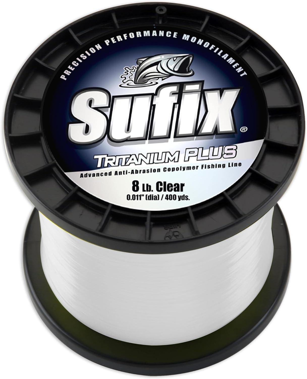 Sufix Tritanium Plus 1/4-Pound Spool Size Fishing Line (Clear, 12-Pound)