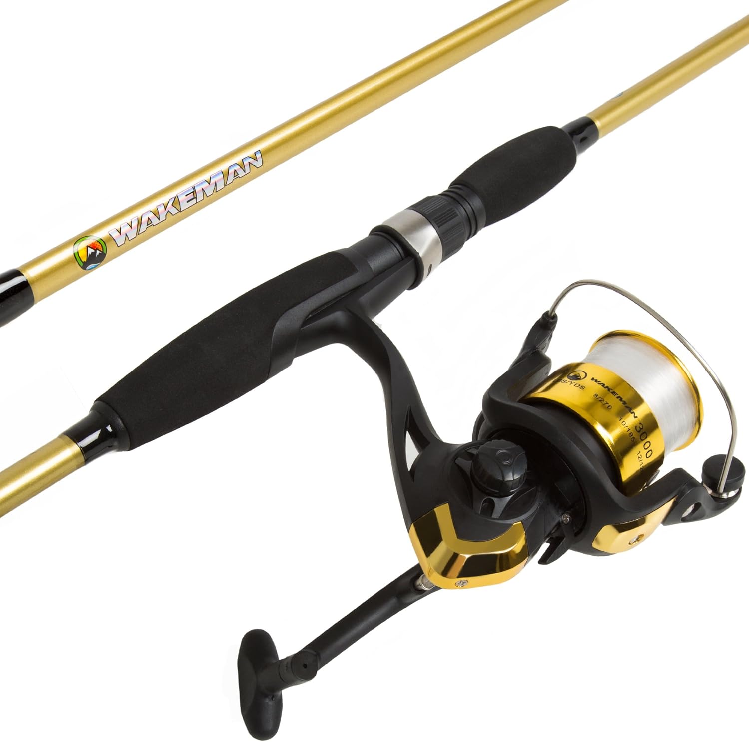 Wakeman Strike Series Spinning Rod and Reel Combo