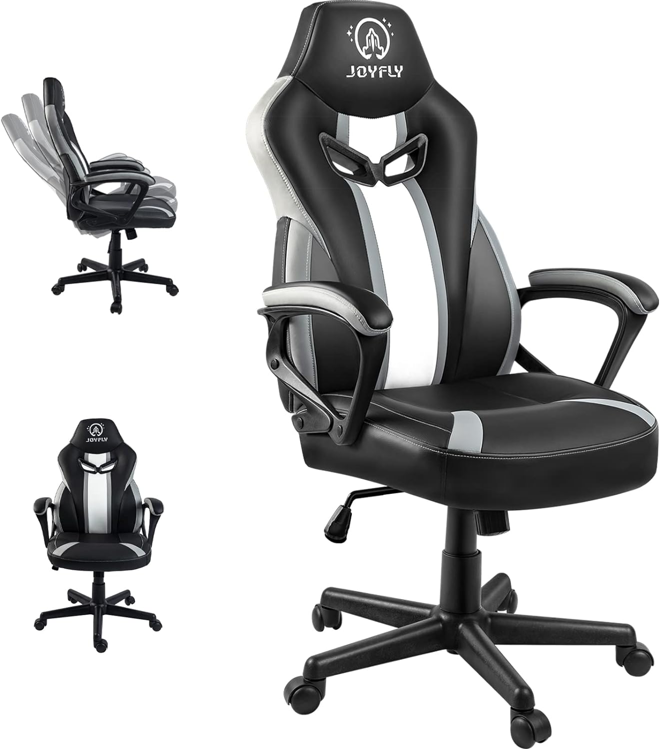 Gaming Chair, Gamer Chair Racing Style Game for Adults Teens, Ergonomic PC with Lumbar Support, 300lbs��Black��