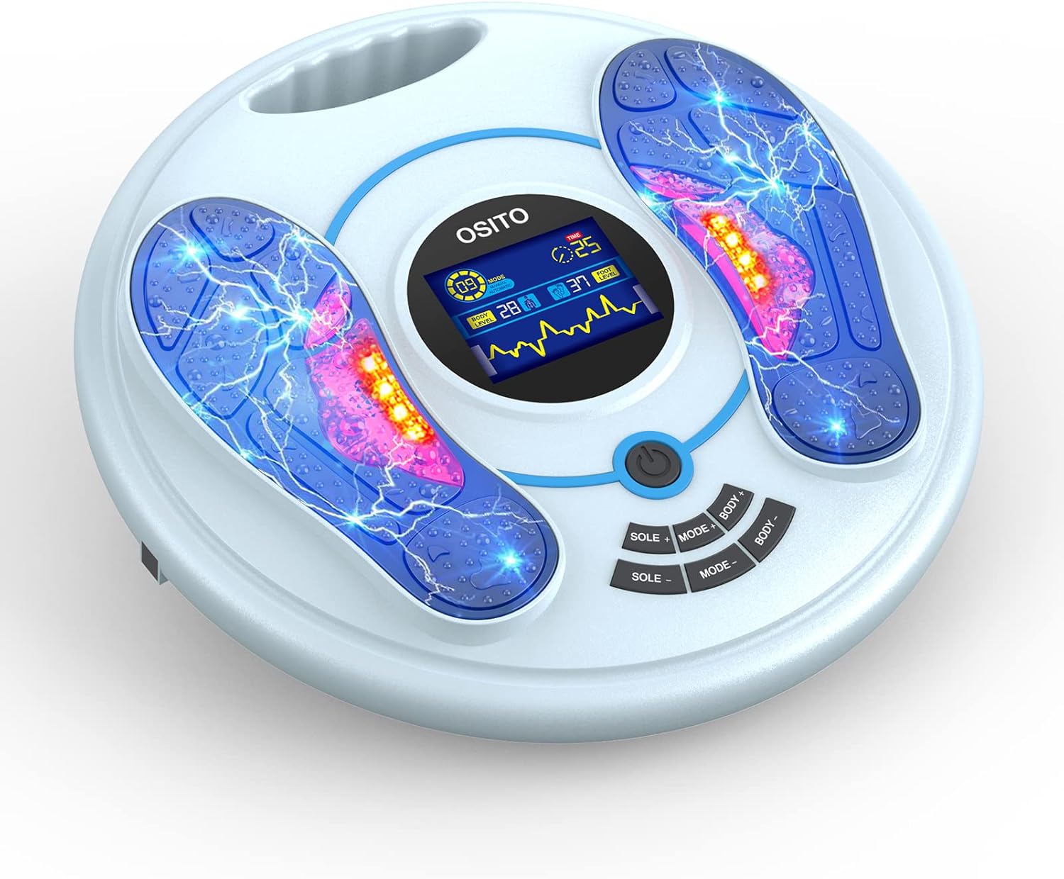 OSITO EMS & TENS Foot Circulation Devices- Electric Foot Circulation Promoter - FSA or HSA Eligible, Boosting Circulation, Alleviate Pain and Aching Feet, Legs and Ankles